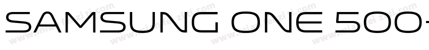 Samsung One 500字体转换